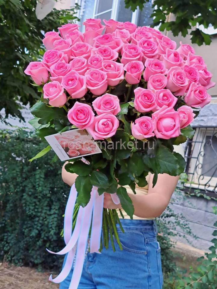 Букет из 51 розы "Ревиваль"